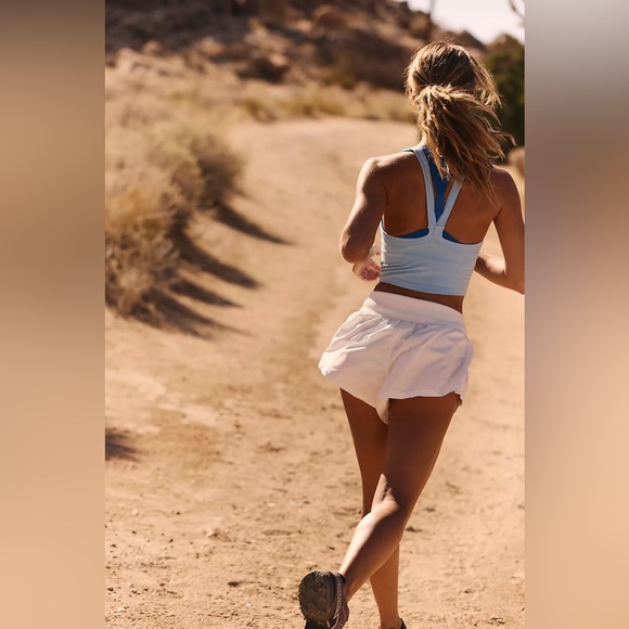 Free People Movement Carpe Diem Shorts in White. NWT! - Picture 3 of 7